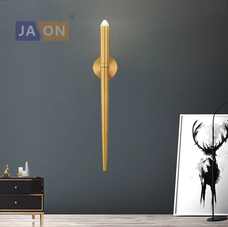 

LED American Iron Crystal Golden Designer LED Wall lamp Wall Light wireless wall lamp For Bar Store Foyer Bedroom Corridor