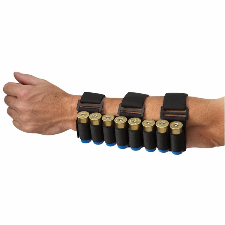 Cartucho de Munição Bolsa de Munição Mais Novo Portátil Buracos Tiro Tático Antebraço Shotgun Escudo Bolsa Molle 12ga Estoque Titular 8 2 High Quality Esporte e Lazer