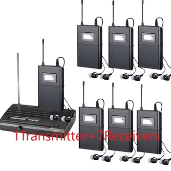 

1 Transmitter 7 Receivers Takstar WPM-200 wireless in-ear earphone feedback bands sound stage stereo wireless monitor system