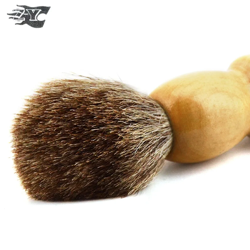 3 horse hair shaving brush