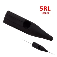 100 шт 5RL постоянный макияж татуировки Советы Предварительно стерилизованное одноразовое корейское машинное боковое игла с ушком советы поставка