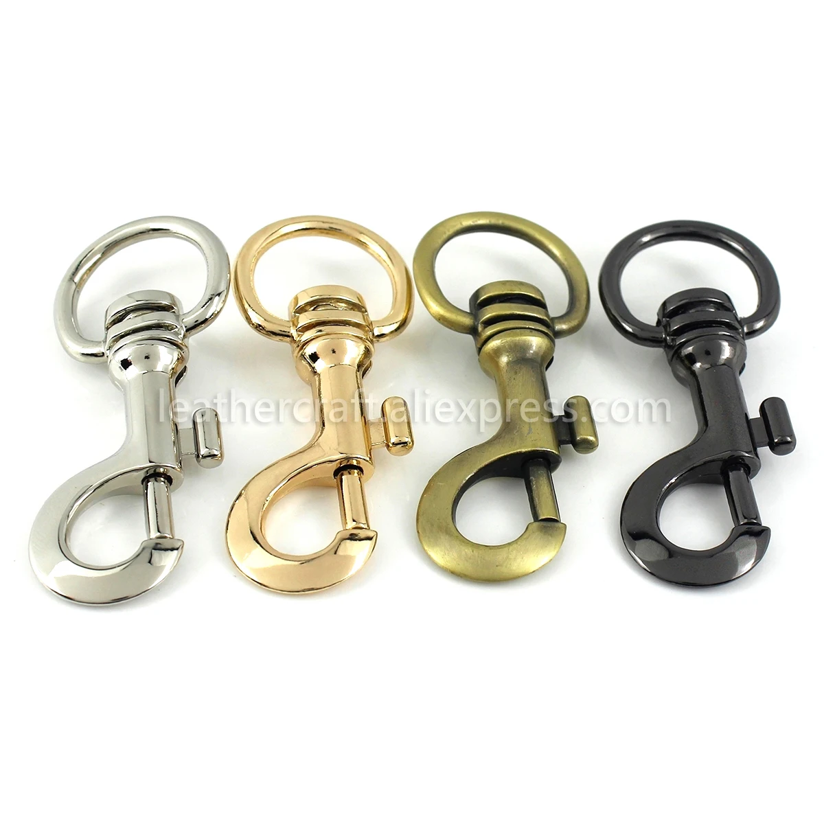 1 Pcs Metal Snap Hook Trigger Clips Lobster Claps for Leather Craft Bag Purse Strap Belt Keychain Webbing Connecting Large Size | Дом и сад