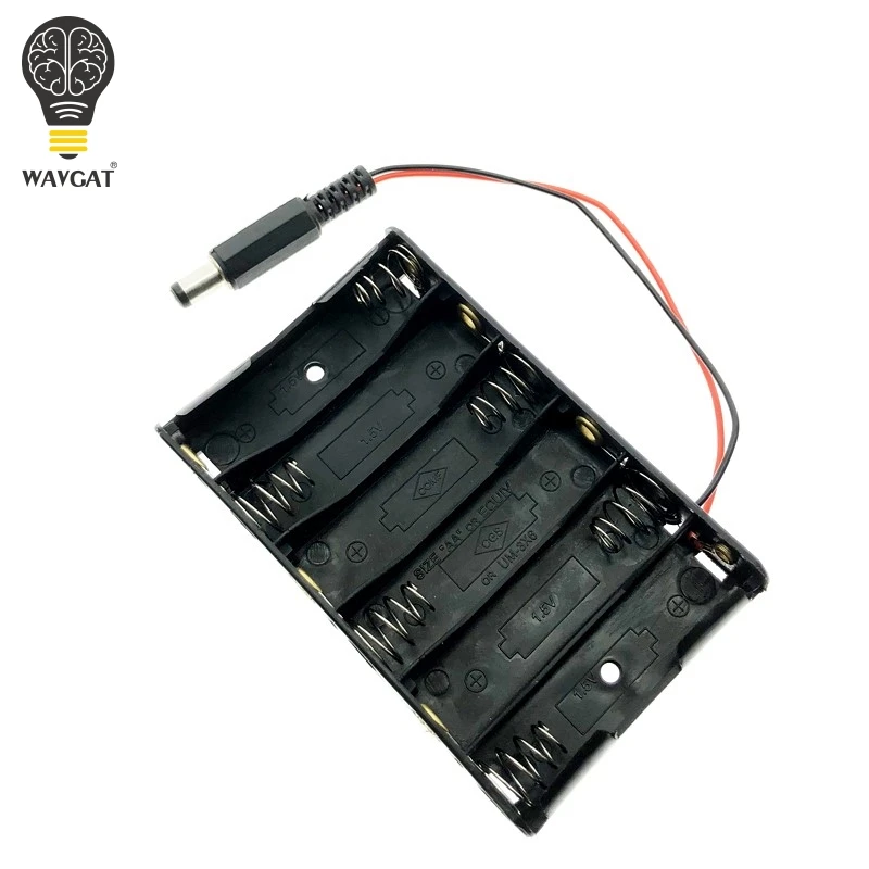WAVGAT Размер 6 корпус держатель для батарей аа коробка шт АА батарея чехол хранения