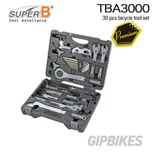 Супер B TBA3000 30 шт. велосипед набор инструментов профессиональные toolbox Портативный tool box