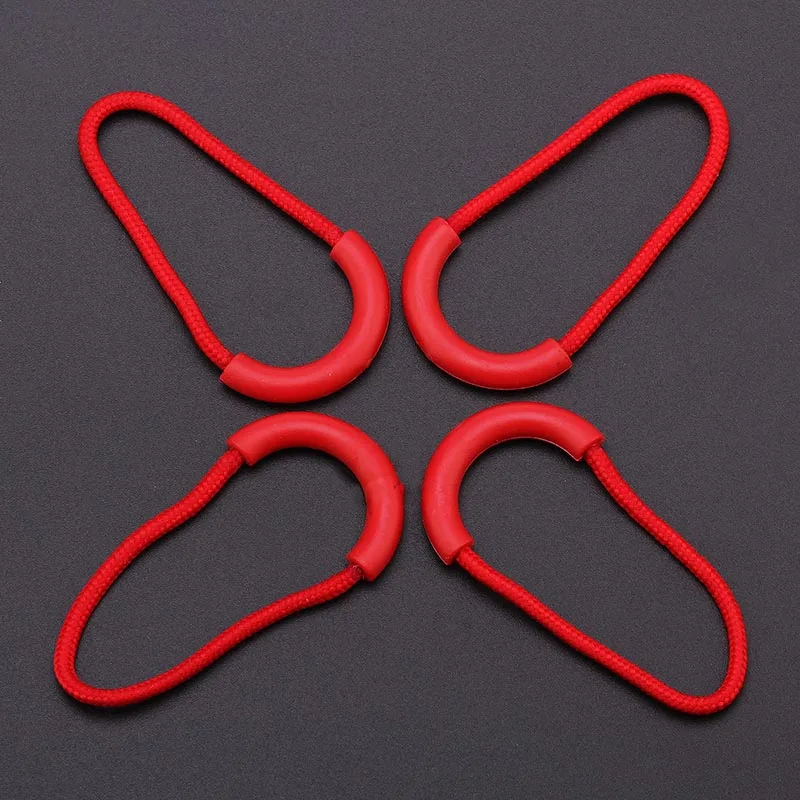 25Pcs 31x60mm PVC Cord Zipper Pullers Rope Ends Lock Pulls Replacement Clip Slider Travel Bag Garment Accessories|Бегунки для молнии|