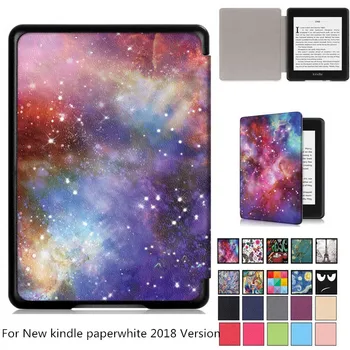

Fashion Painted Case For Amazon All-New Kindle Paperwhite 2018 released Smart Cover for Kindle Paperwhite 6" 10th Generation