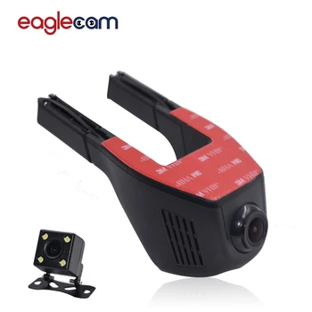 Car Camera Car DVR WiFi 1080P HD Car Dvrs Night Vision Dash Dual Cam Recorder Rotatable Lens Wireless Snapshot Auto Camcorder