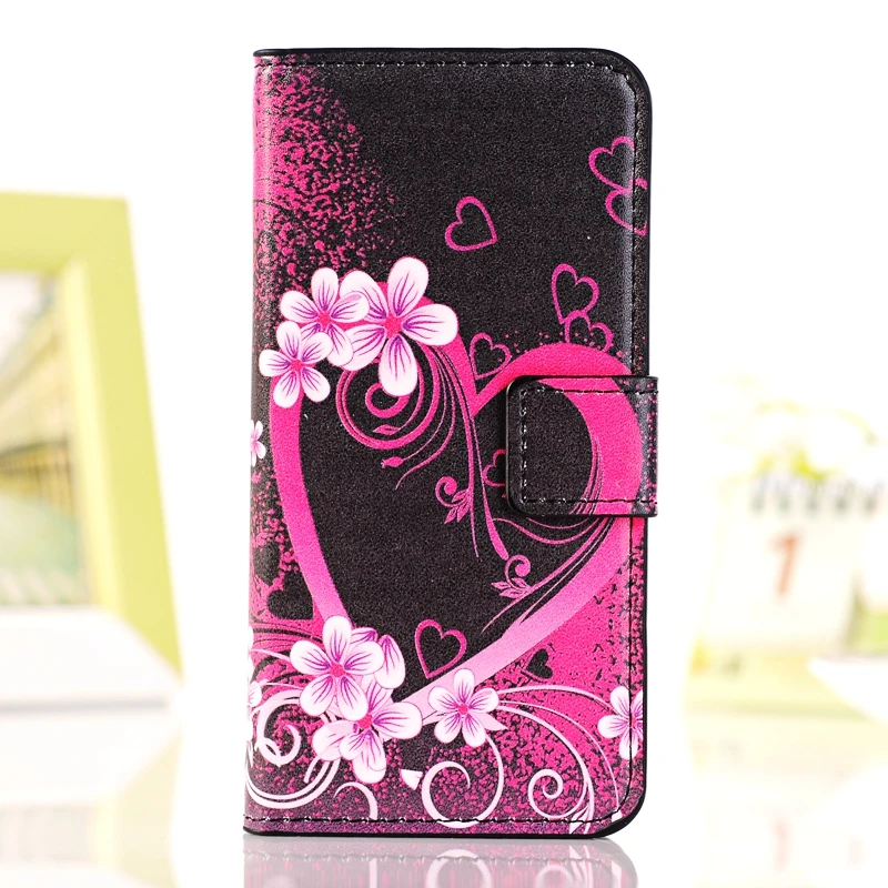 Для apple iphone 8 7 6 6 S Plus X XS MAX XR 5s SE 5 pu кожаный чехол для телефона с бабочками Fly Flower Painted flip Wallet слоты для карт