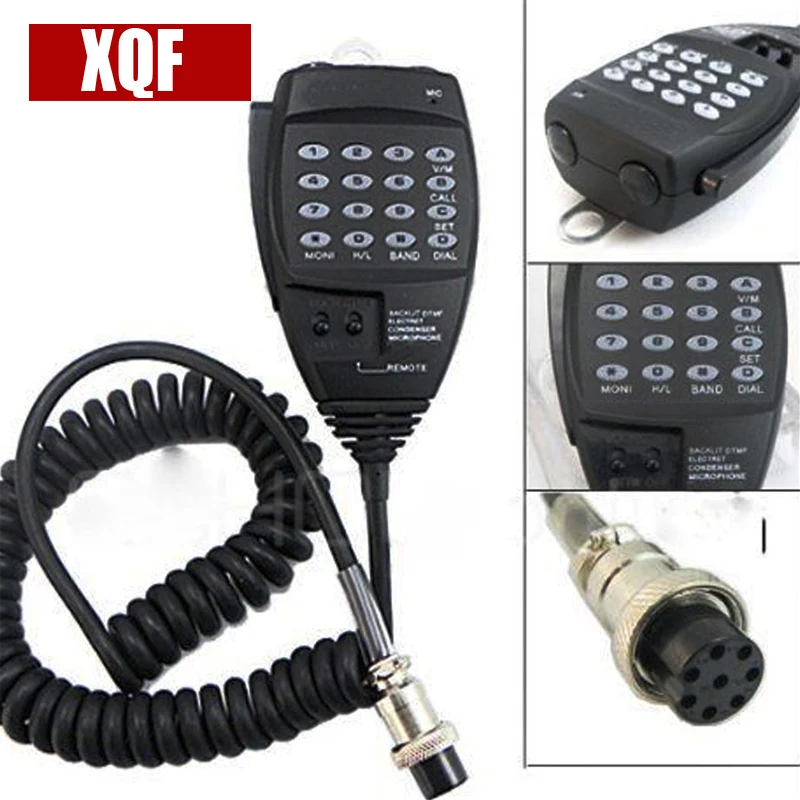 XQF 10 шт. DTMF Динамик микрофон EMS-57 для Alinco DR135 DR235 DR425 DR635 DR435 DR06T радио | Мобильные
