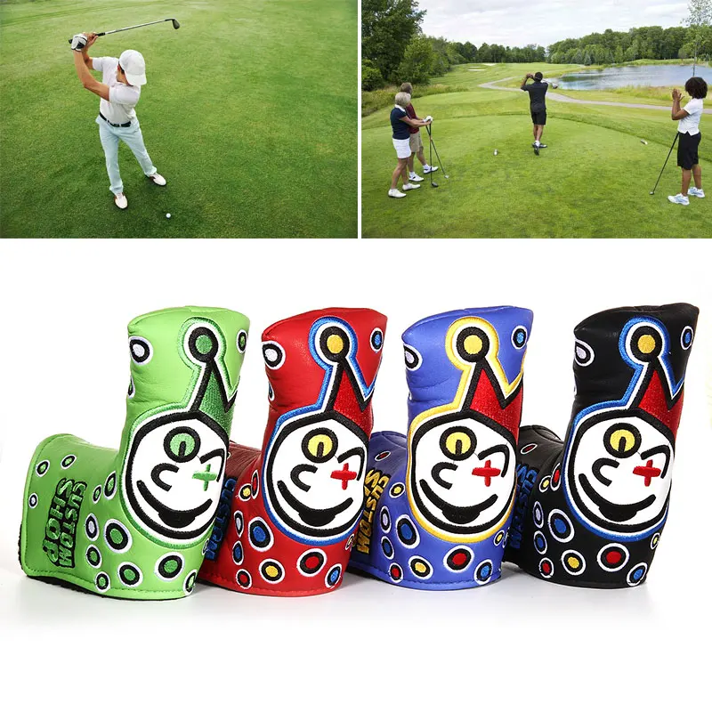 

PU Golf Putter Cover Pu Leather Waterproof Grip Protect Headcover Putter Cover Headcover for Blade Head Club Covers Accessoires