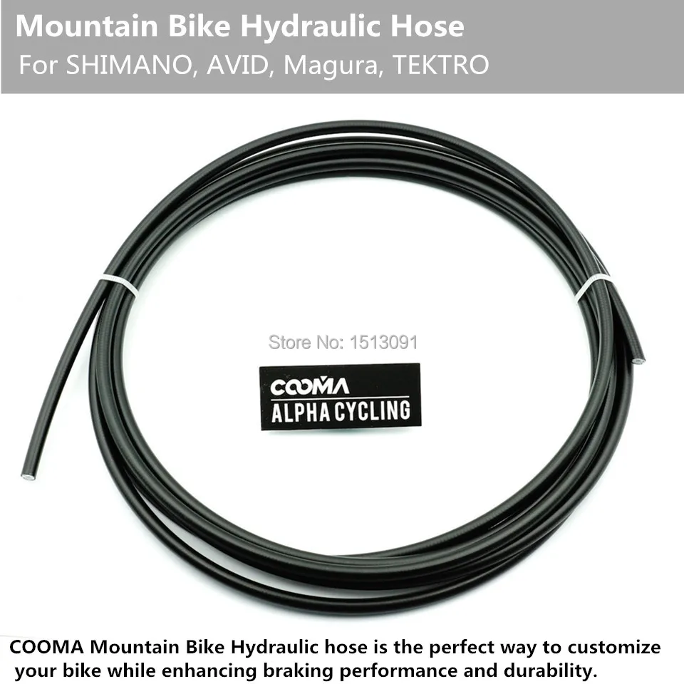 COOMA горный велосипед гидравлический шланг, 5,0 мм наружный диаметр; гидравлический шланг профессионального класса для MTB тормозной системы, 3 метра