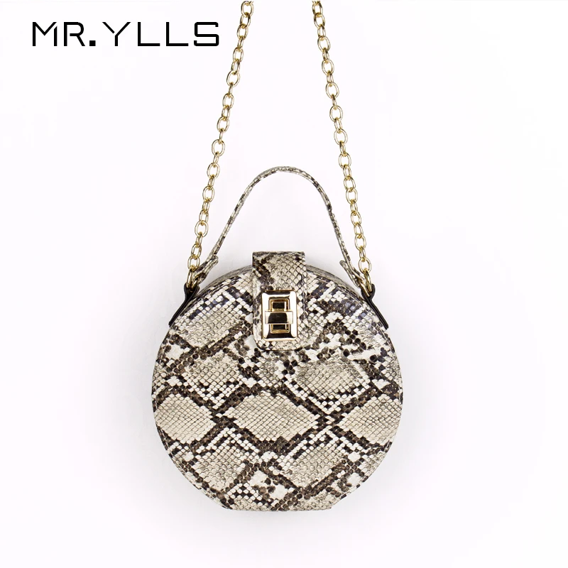 

Casual Women's Python Chain Chain Crossbody Dinner Commuter Girl PU Party Gift Shoulder Bag Tote Brand Travel