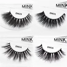 Норковые ресницы ручной работы накладные ресницы 3D полоска норковых ресниц толстые Искусственные ресницы Макияж Красота