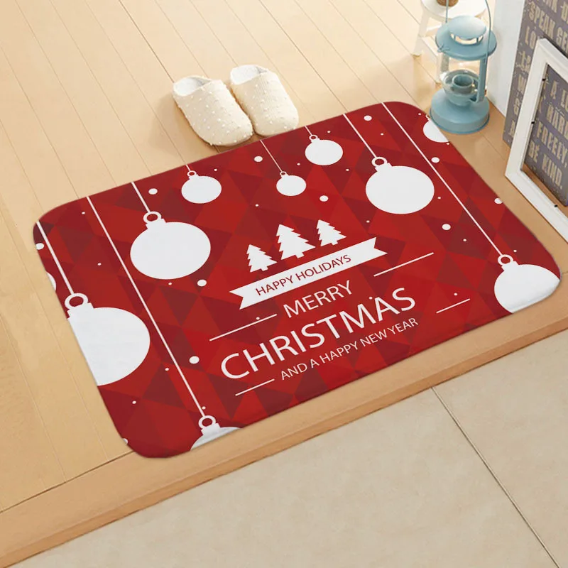 Merry Christmas Decoration Doormat Santa Claus Christmas Decoration for Home Happy New Year Xmas Navidad Decor - Цвет: 10