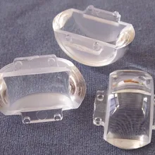 AMTH-30 Высококачественная светодиодная линза, линза оконной лампы, материалы PMMA, Размер линзы: 30X22,69X16,5 мм, степень: 8X180, чистая поверхность