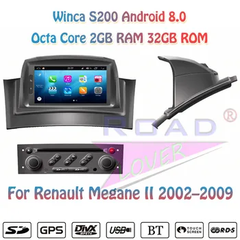 

Winca S200 Android 8.0 Car DVD Player Radio For Megane II 2002 2003 2004 2005 2006 2007 2008 2009 Stereo GPS Navigation
