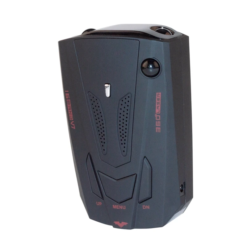 Goede Auto Radar Detector V7 Engels Russisch Gps Radar Voice Alarm Led Display