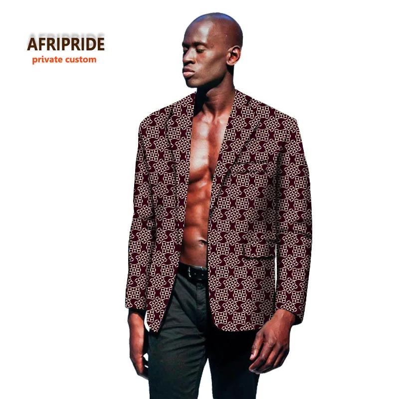 

Afripride Trend spring fashion coatmen's african clothes latest designs print cotton wax plus size A731402