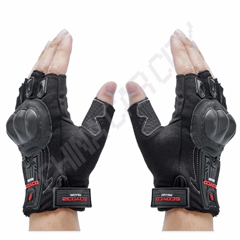 Велоспорт против скольжения анти пот Для мужчин женщин половина палец