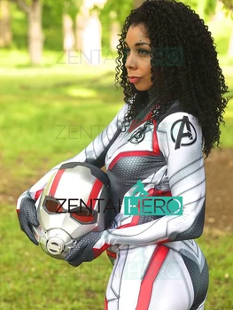 

Avengers 4 Untitled Avengers Movie Team Cosplay Costume 3D Print Female Muscle Avengers Endgame Film Quantum Realm Bodysuit