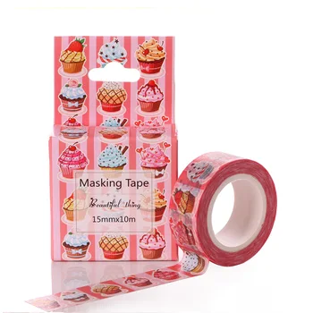 

10 Rolls / lot Colorful Chevron / Dinosaur / Ice Cream / Mustache Washi Tape for Masking