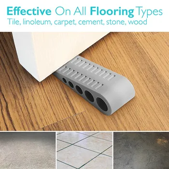 

Safe Stopper Environmental Rubber For Heavy Duty Extra Large Wide Door Wedge Floor Home MAL999