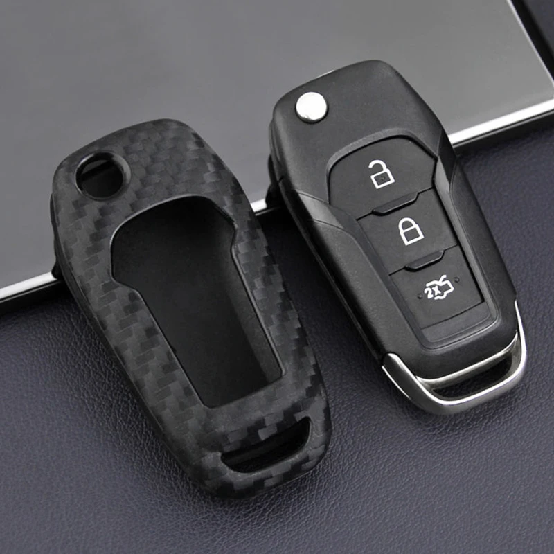ТПУ чехол для ключей автомобиля Fob Защитная крышка аксессуары для Ford F-150