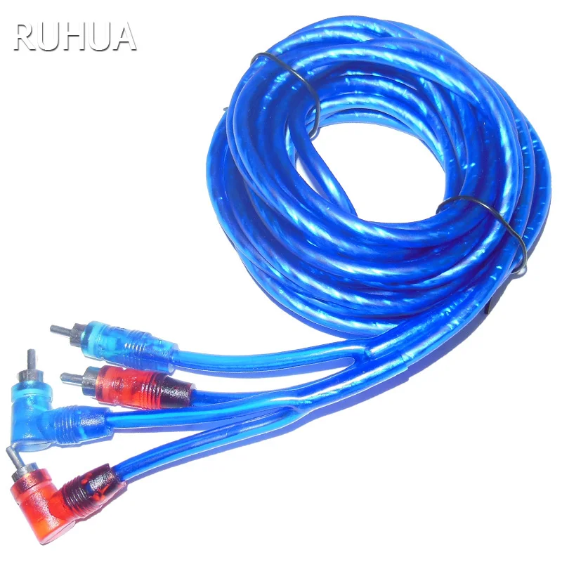 Ruhua High Performance 5m RCA Interconnect Cable Auto Amplifier Speaker