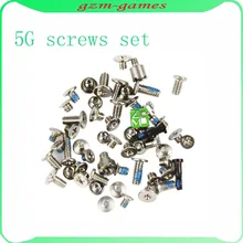 Gzm-части мобильного телефона полный набор винтов с 2 черными/белыми винтами для iPhone 5 5G