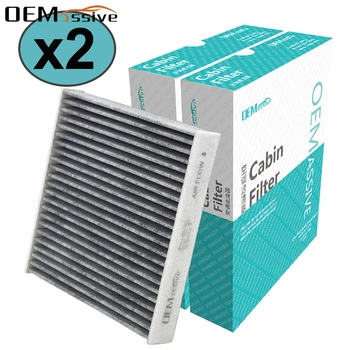 

2x Car Accessories Pollen Cabin Air Conditioning Filter For Honda City Civic CR-Z Fit 3 4 HR-V Insight 2010 2011 2012 2013 2014