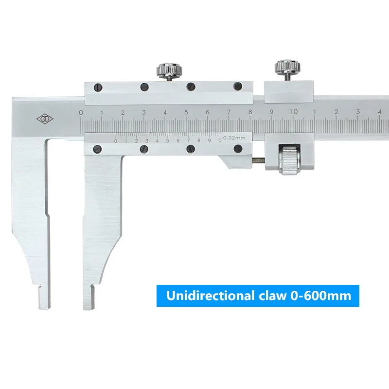 Односторонний коготь 0-1000 мм курсорный суппорт масляная маркировочная карта из нержавеющей стали шкала Штангенциркуль
