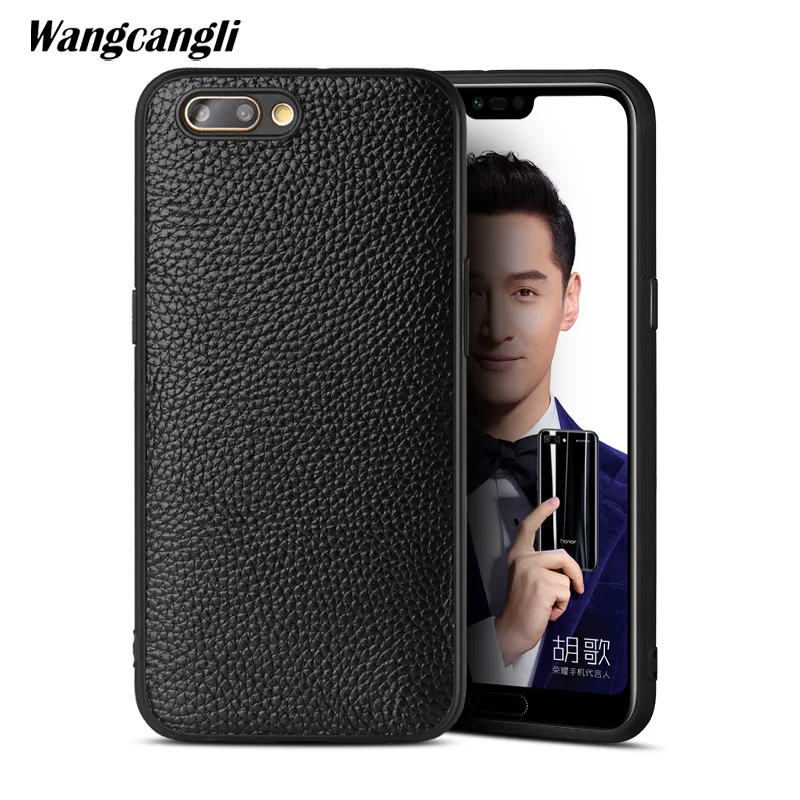 Leather lychee all-inclusive mobile phone case For Huawei honor 10 shatter-resistant shell |