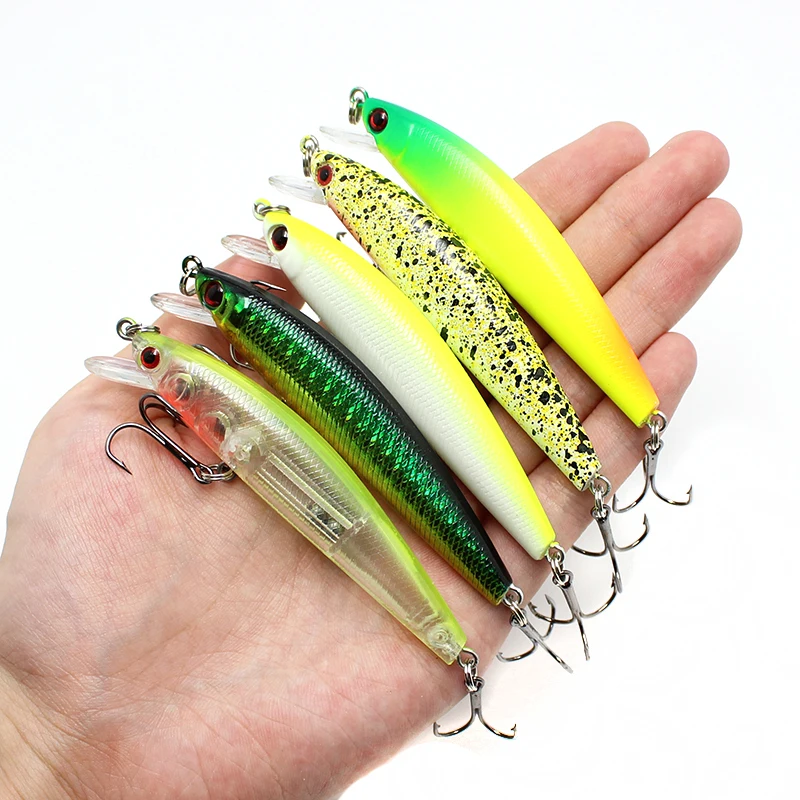 YUEWINS Minnow рыболовная приманка искусственная 8 5 см 7 6 г в наличии воблер плавающая