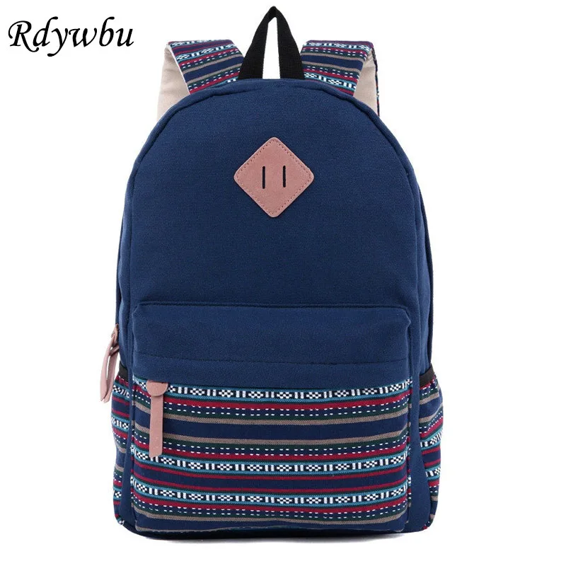 Rdywbu National Tribal Ethnic Embroidered Multifunction Canvas Backpack Female Teenage Travel Backpack Leisure Daily Unisex H102 цена Rdywbu National Tribal Ethnic Embroidered Multifunction Canvas Backpack Female Teenage Travel Backpack Leisure Daily Unisex H102 цены онлайн