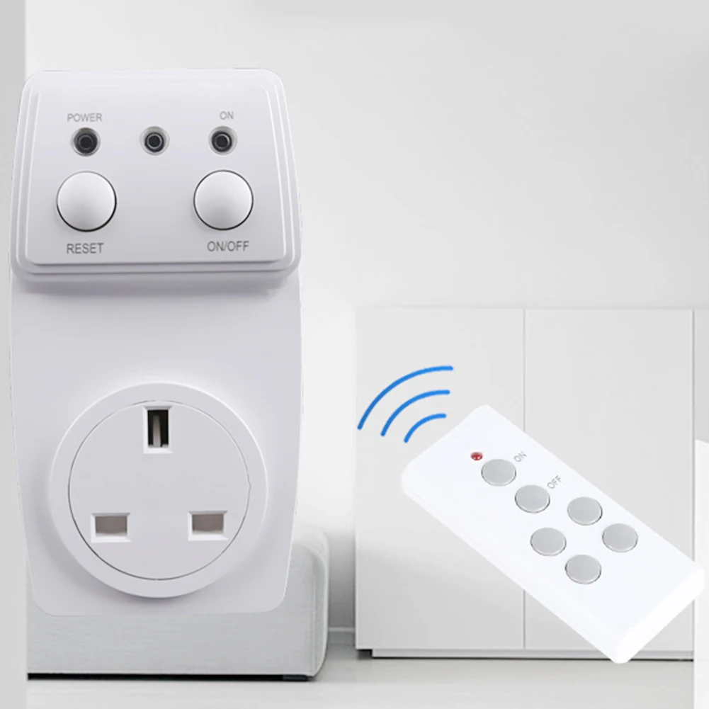 

Electrical Remote Control Smart Accessories Convenient Wall Wireless Outlet PC Easy Install Power Adapter Hotel Home Socket