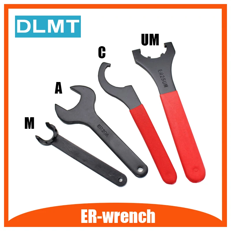 ER8M ER11M ER16M ER20M ER25UM ER32UM Тип для ER Гайка серии фрезерный станок с ЧПУ ER цанговый патрон гаечный ключ