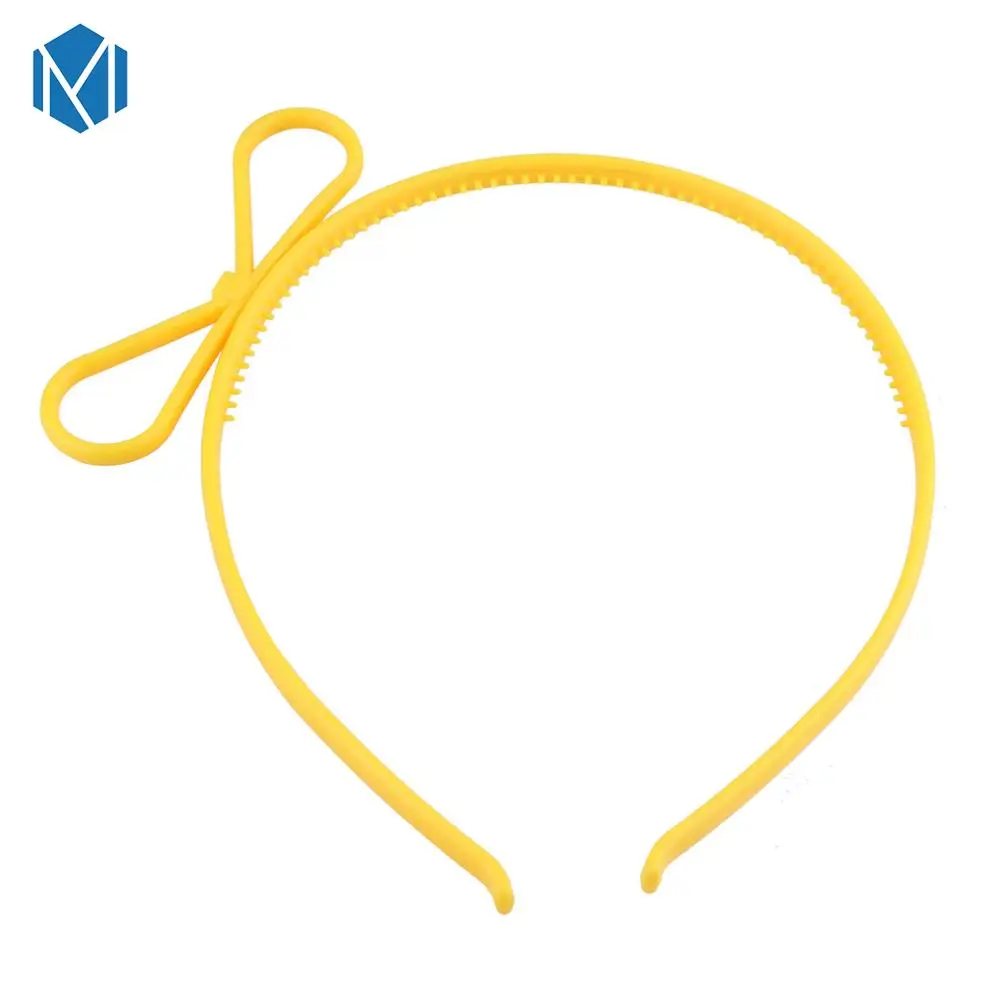 bowknot A M MISM 1 шт., ободки с кошачьими ушками для девочек, корона, тиара, принцесса, с пластиковым животным, лента для волос, Бабочка, бант, аксессуары, головные уборы для девочек - Цвет: bowknot A