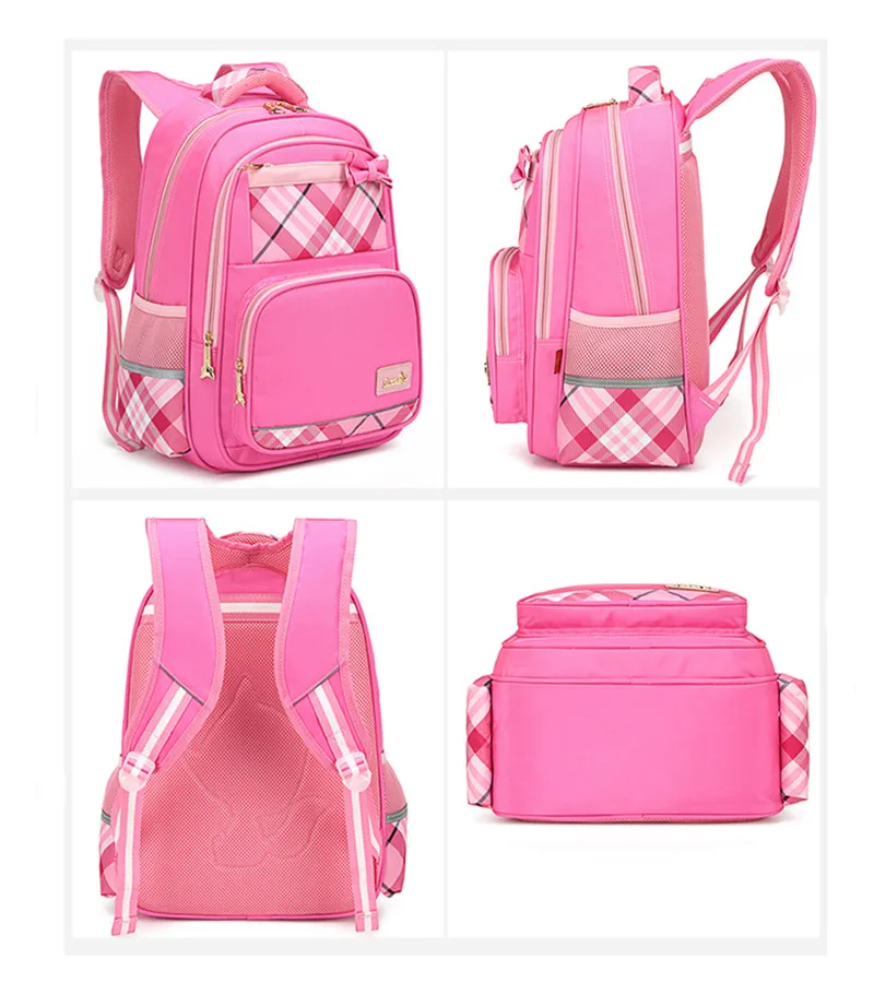Детская школьная сумка, Модный водонепроницаемый дышащий рюкзак на молнии для мальчиков и девочек, сумка на плечо