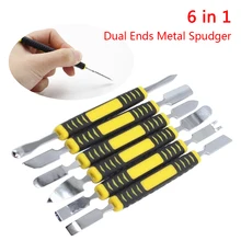 6 шт./лот двойной концевой Металлический Набор Spudger для iPhone iPad планшет мобильный телефон бренд prying Opening ремонтный набор инструментов ручной набор инструментов
