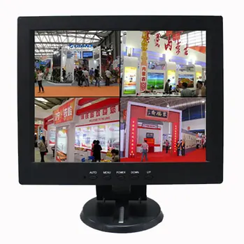 

12 inch HD LED LCD computer display Bnc1bnc4 four image segmentation can be connected with four cameras