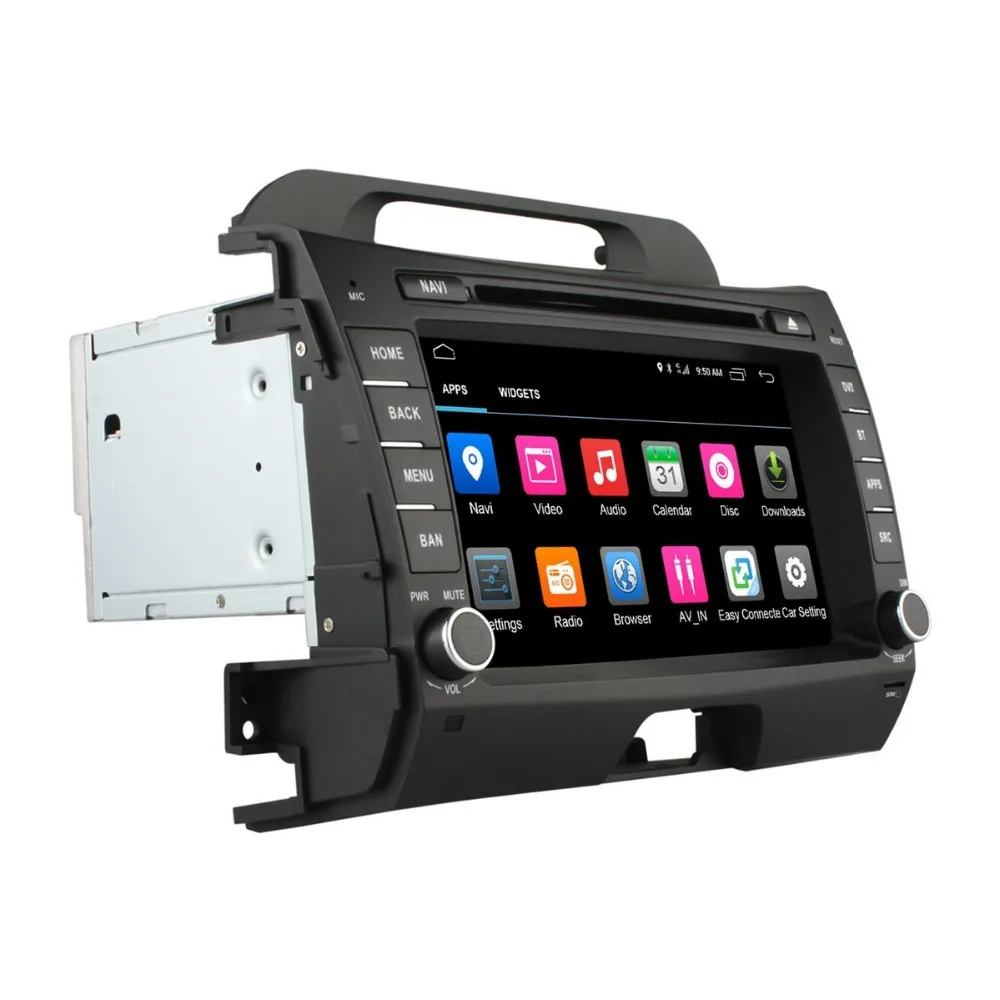 Автомобильный dvd плеер 2 din Android 6 0 Octa 8 Core для KIA sportage R 2011 2015 gps navi wifi 4G GB ram 32 rom|din android|2