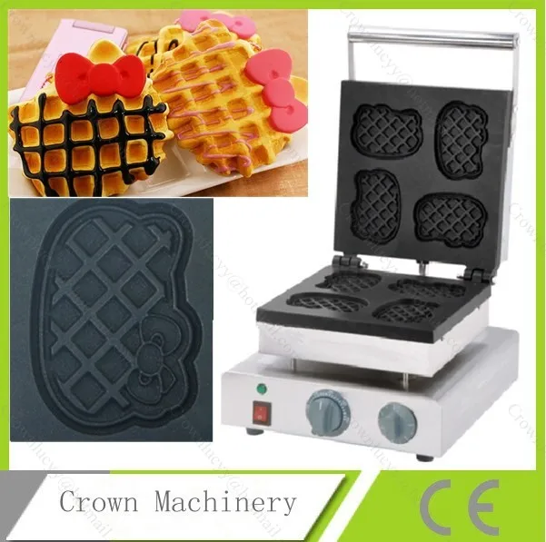 

Non-Stick cafe shop hello kitty waffle maker