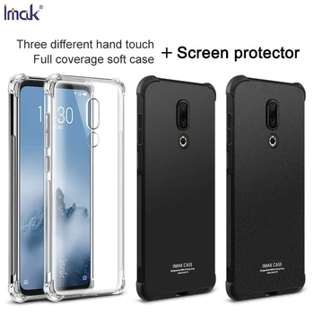 

For Meizu 16th Plus Case Cover Anti-dropping airbag protection IMAK Cover For Meizu 16th Plus High Quality Soft TPU Case 6.5''