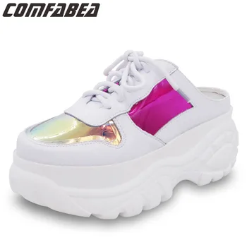 

Spring Summer 2020 Sandals Slippers Women Platform Shoes Ladies Summer Shoes Creeper Comfortable Wedges Slippers For Girls