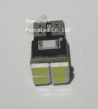 Wholesale Freeshipping, Car LED Light Interior Bulbs , T10 4 SMD 5050 Car Instrument lights 24v