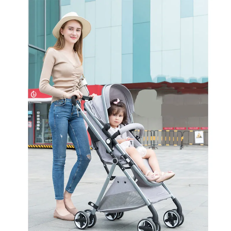  Lightweight Baby Stroller Portable Stroller Pram Children Pushchair Foldable Baby Cart Baby Pram Fr