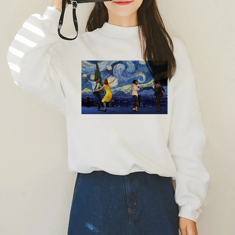 Pulp фантастика Harajuku эстетические толстовки для женщин Ullzang Grunge забавные 90s винтажные толстовки Мода Миа Уоллес Толстовка для женщин - Цвет: H1275