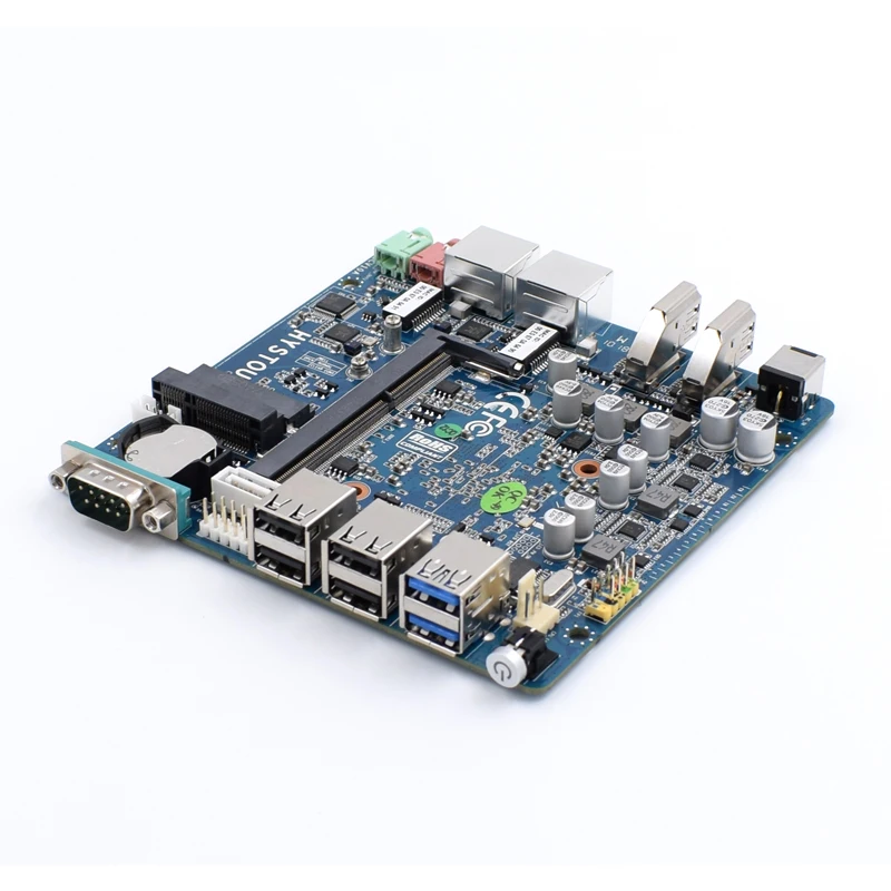 Hystou Мини ПК Nano ITX Промышленная материнская плата 12*12 см Intel N3160 безвентиляторный X86
