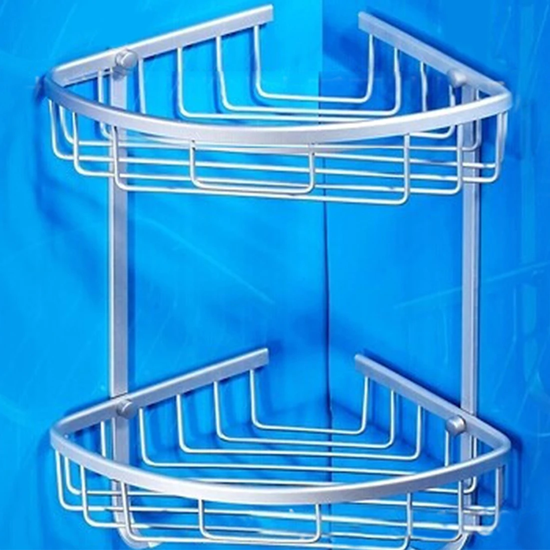 1-3 schichten Raum Aluminium Ecke Korb Bad Produkte Luxus Kosmetische