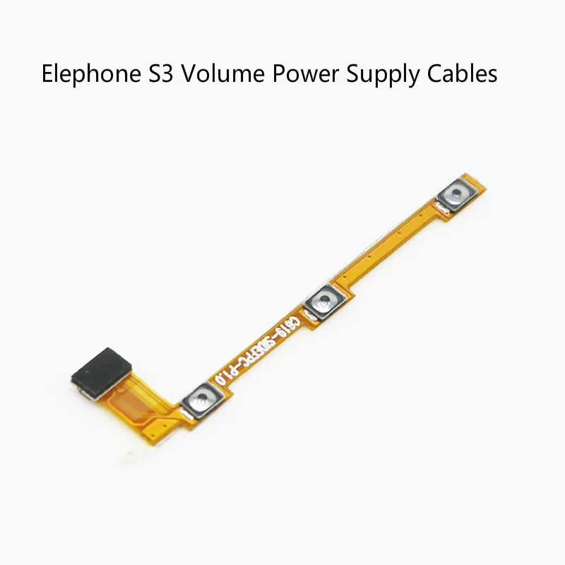 2 шт. основной Elephone S3 питание вкл/выкл+ гибкая печатная плата регулировки громкости кнопка вверх/вниз гибкий кабель FPC для Elephone S3